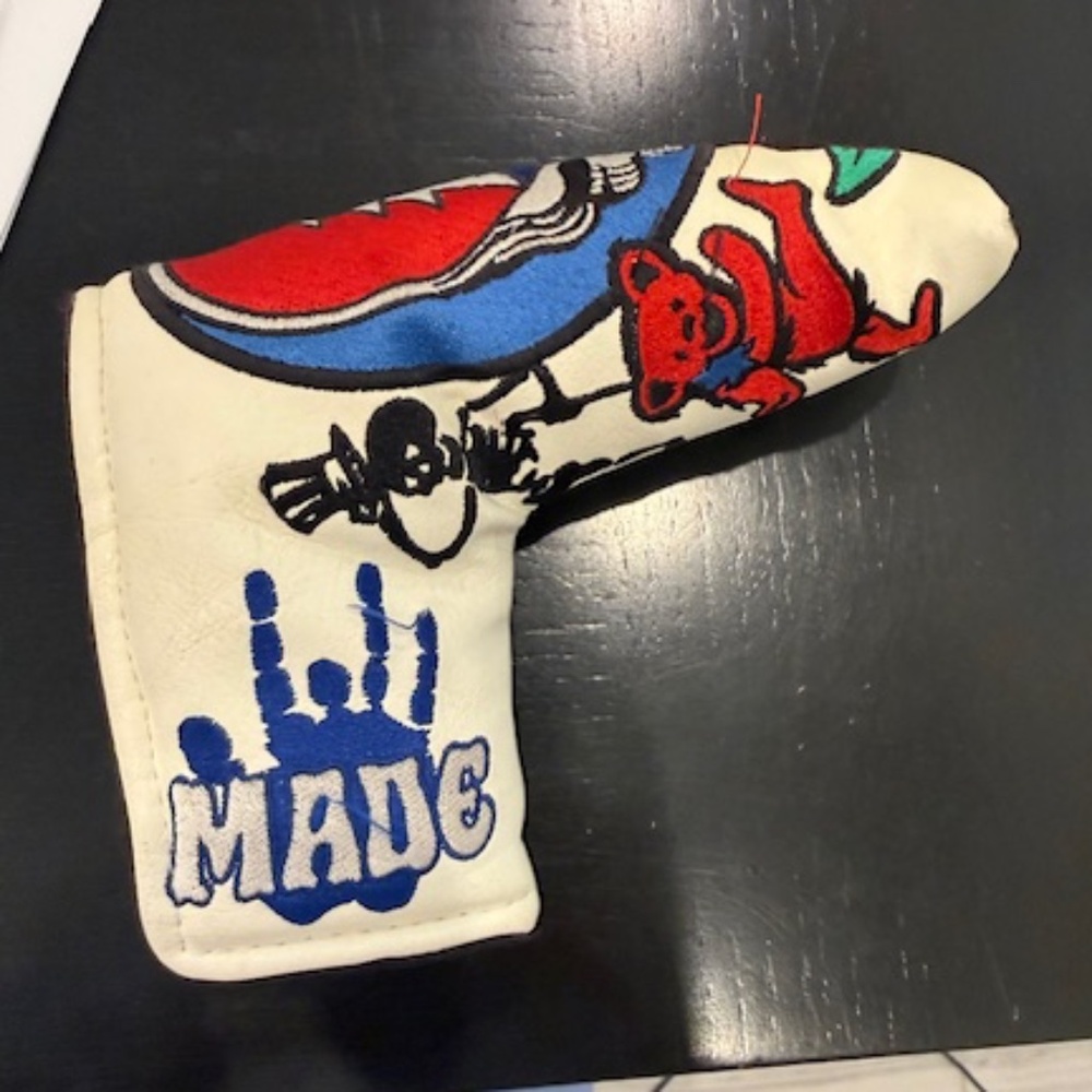 Handmade Grateful Dead Skull Blade Putter Cover